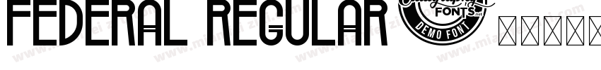 Federal Regular字体转换